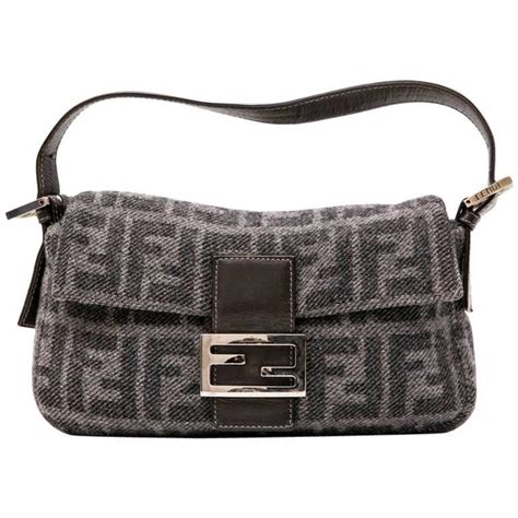 grey fendi bag|fendi embroidered baguette.